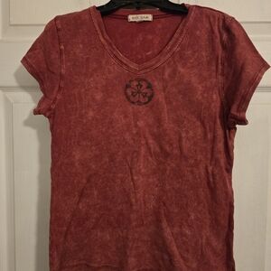 Vibrant Red Short Sleeve Tee